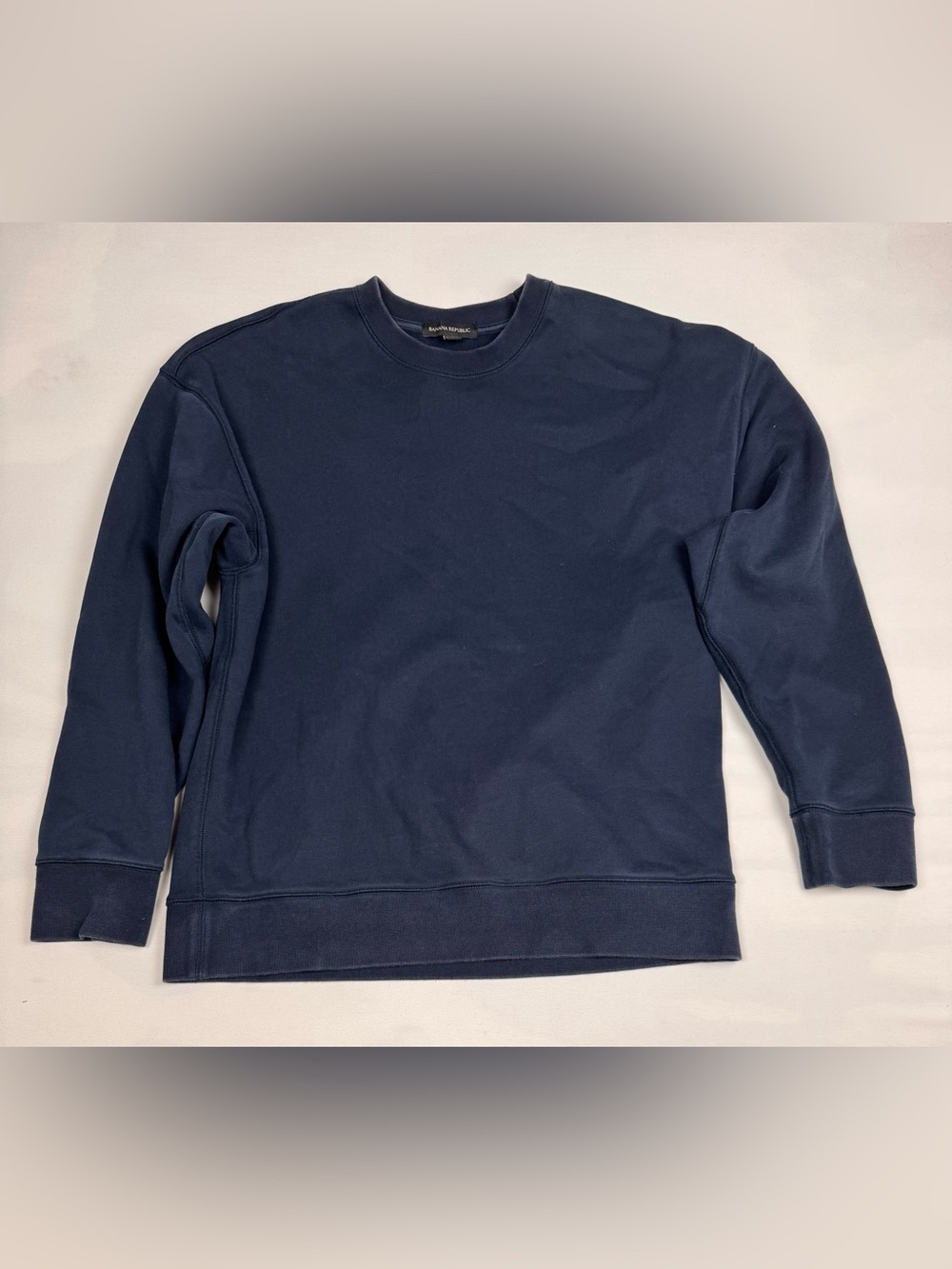 Banana Republic Long Sleeve Crewneck Heavyweight Sweater Blue Men’s L